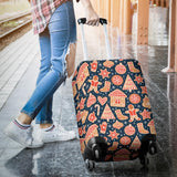 Christmas Gingerbread Cookie Pattern Luggage Covers