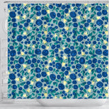 Blueberry Design Pattern Shower Curtain Fulfilled In US