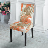 Cocoa Beans Cocoa Tree Pattern Dining Chair Slipcover