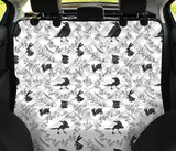Crows Floral Wreath Rabbit Pattern Dog Car Seat Covers