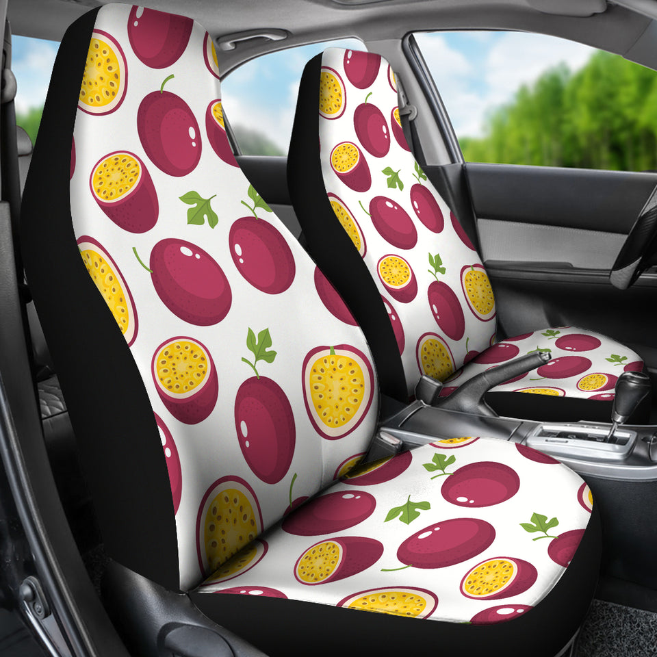Passion Fruit Design Pattern  Universal Fit Car Seat Covers