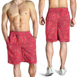 Skate Board Pattern Print Design 01 Men Shorts
