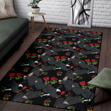 Eagle Pattern Print Design 04 Area Rug