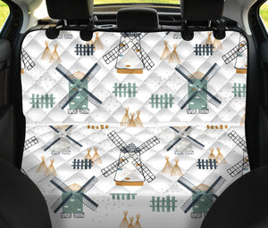 Windmill Pattern Dog Car Seat Covers