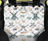 Windmill Pattern Dog Car Seat Covers
