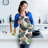 Heliconia Flowers, Palm And Monstera Leaves Adjustable Apron