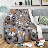 Halloween Design Pattern Premium Blanket