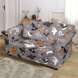 Halloween Design Pattern Loveseat Couch Slipcover