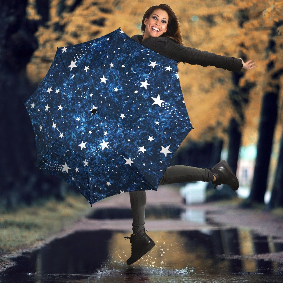 Night Sky Star Pattern Umbrella