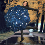 Night Sky Star Pattern Umbrella