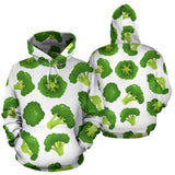 Cute Broccoli Pattern Men Women Pullover Hoodie