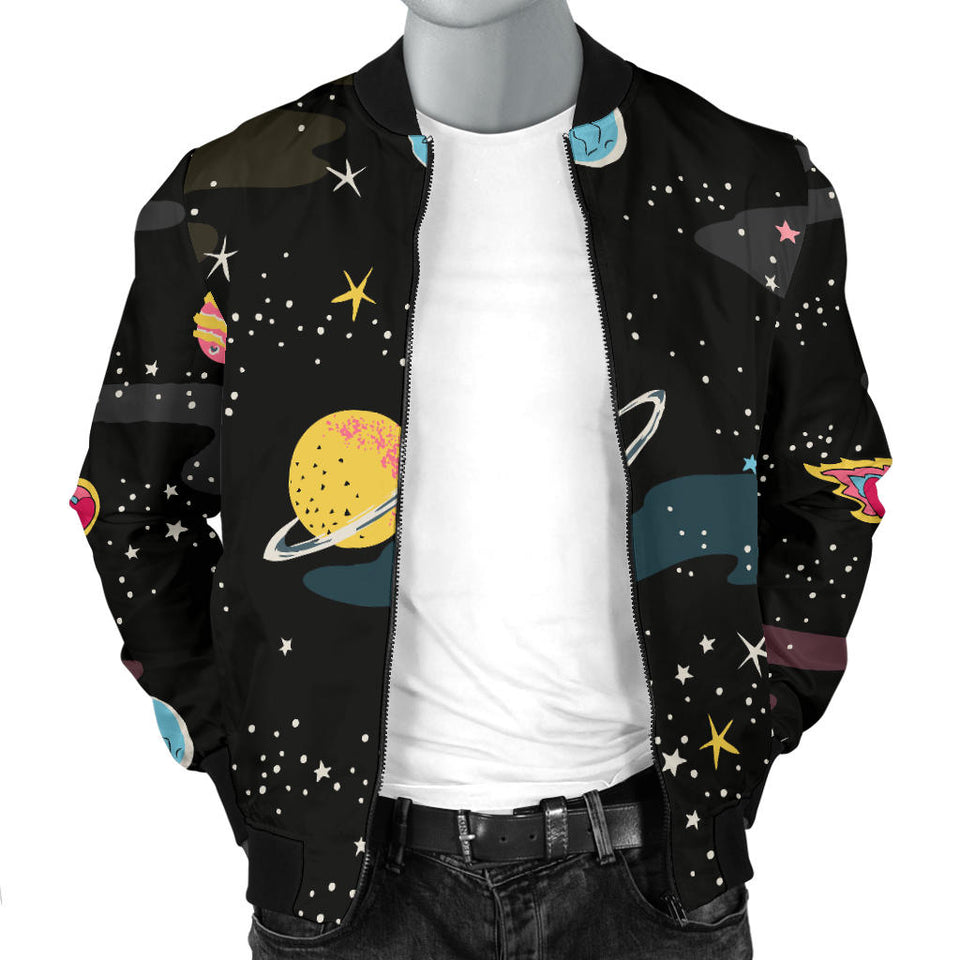 Space Pattern Men'S Bomber Jacket