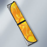 Sun Orange Background Car Sun Shade
