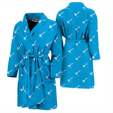 Darts Pattern Print Design 05 Men's Bathrobe