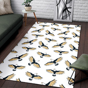 Eagle Pattern Print Design 03 Area Rug