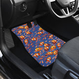 Clown Fish Pattern Print Design 04 Front and Back Car Mats