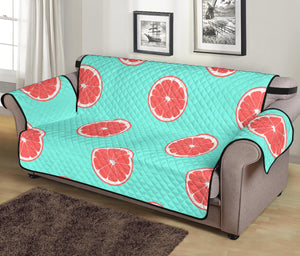 Grapefruit green background Sofa Cover Protector