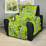 Slices of Lime design pattern Recliner Cover Protector