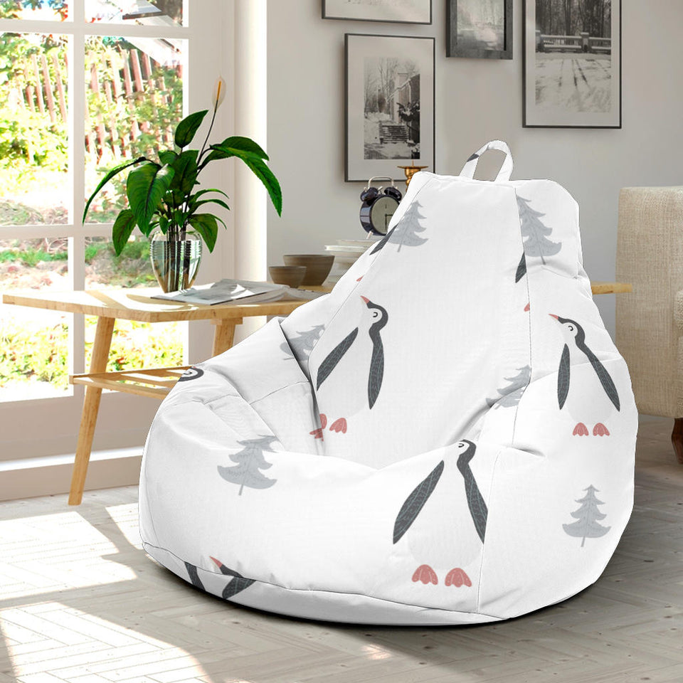 Penguin Pattern Bean Bag Cover