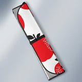 Red Apples White Background Car Sun Shade