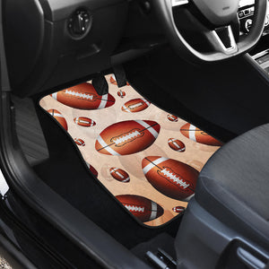 American Football Ball Design Pattern  Front Car Mats