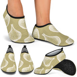 Garlic Design Pattern Aqua Shoes