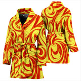Fire Flame Design Pattern Women'S Bathrobe
