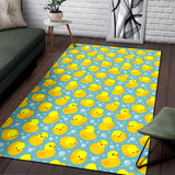 Duck Toy Pattern Print Design 03 Area Rug