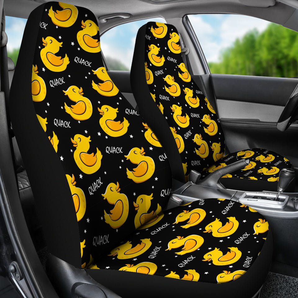 Duck Toy Pattern Print Design 05 Universal Fit Car Seat Covers
