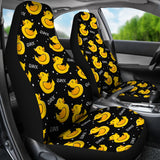 Duck Toy Pattern Print Design 05 Universal Fit Car Seat Covers