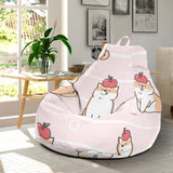 Cute Shiba Inu Dog Apple Pattern Bean Bag Cover
