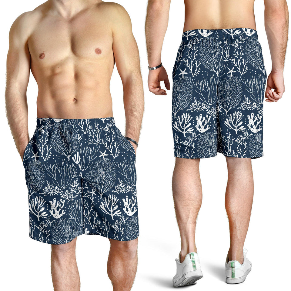 Coral Reef Pattern Print Design 05 Men Shorts