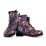 Elephant Indian Style Ornament Pattern Leather Boots