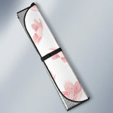 Pink Sakura Cherry Blossom Pattern Car Sun Shade