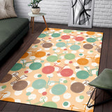 Bicycle Pattern Print Design 01 Area Rug