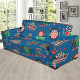 Darts Pattern Print Design 02 Sofa Slipcover