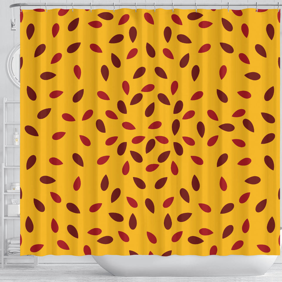 Passion Fruit Texture Shower Curtain Fulfilled In US