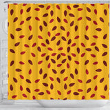 Passion Fruit Texture Shower Curtain Fulfilled In US