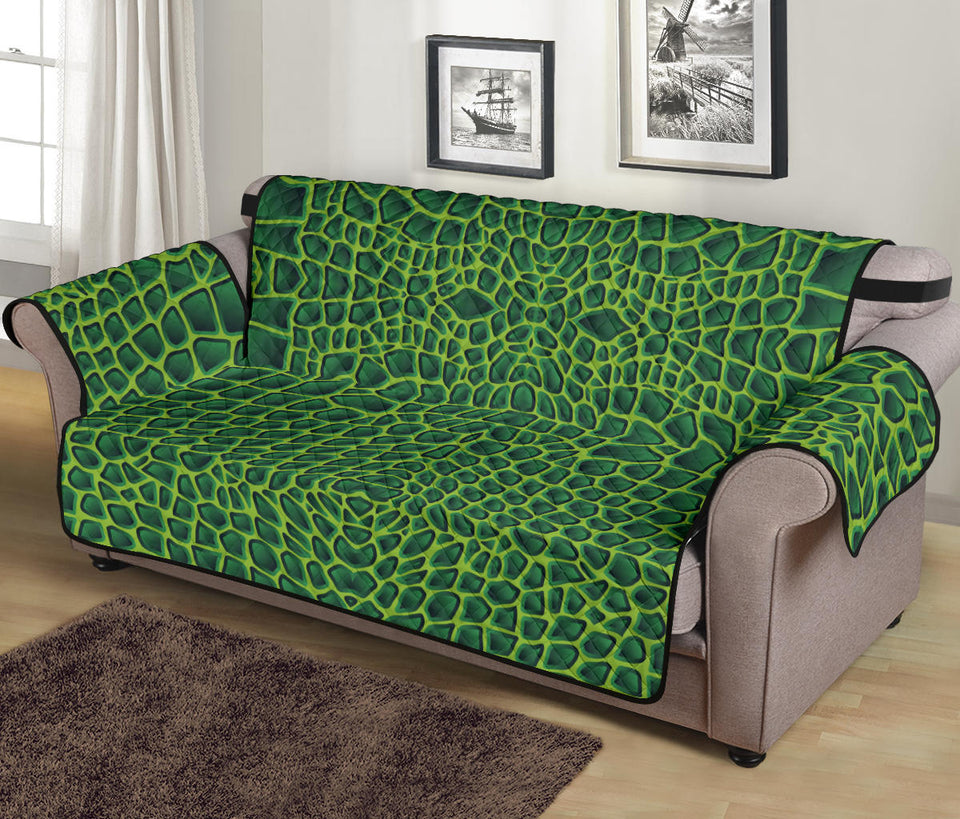 Crocodile Skin Printed Sofa Cover Protector