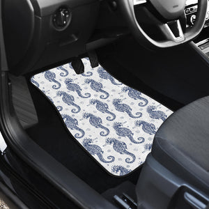 Seahorse Pattern Background Front Car Mats