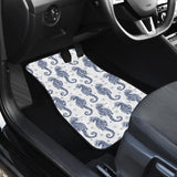 Seahorse Pattern Background Front Car Mats