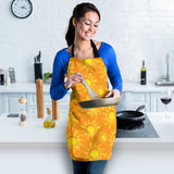 Sun Orange Background Adjustable Apron