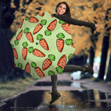 Carrot Pattern Print Design 05 Umbrella