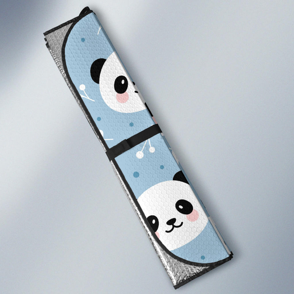 Cute Panda Pattern Car Sun Shade