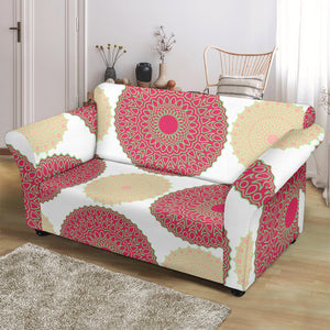 Circle Indian Pattern Loveseat Couch Slipcover