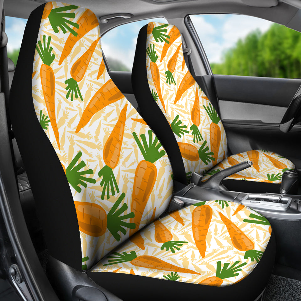 Carrot Pattern Print Design 01 Universal Fit Car Seat Covers