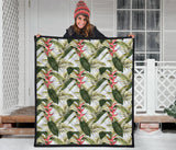 Heliconia Pattern Premium Quilt