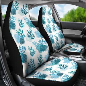 Coral Reef Pattern Print Design 04 Universal Fit Car Seat Covers