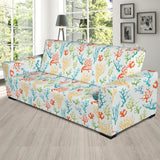 Coral Reef Pattern Print Design 02 Sofa Slipcover