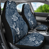 Coral Reef Pattern Print Design 05 Universal Fit Car Seat Covers